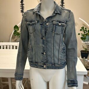 Mango denim&Tee’s XS denim Jean jacket with silver buttons